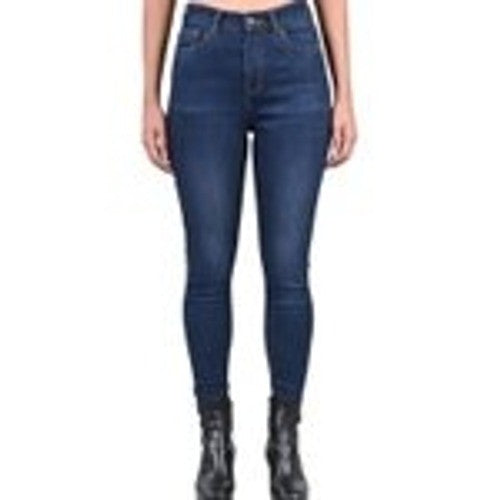 NWT Lyora Womens Blue Skinny Jeans Dark Wash Stretch Denim High Rise