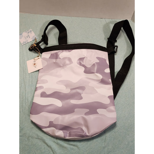 Grey Camo Waterproof Dry Bag Roll Top Backpack Outdoor Beach Bag NEW