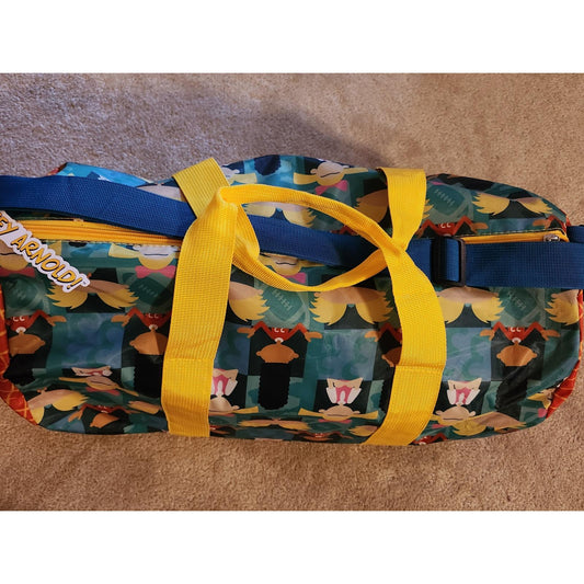 Nickelodeon Hey Arnold Duffel Bag Helga Pataki Gym Travel Bag 90s Nostalgia New