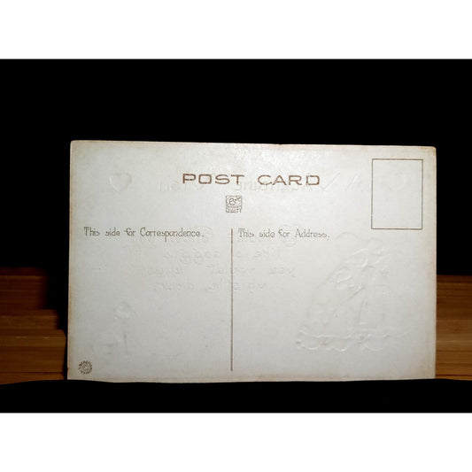 VTG 1913 Valentine Postcard Lot S Bergman Cupid Woman Dutch Children Unposted