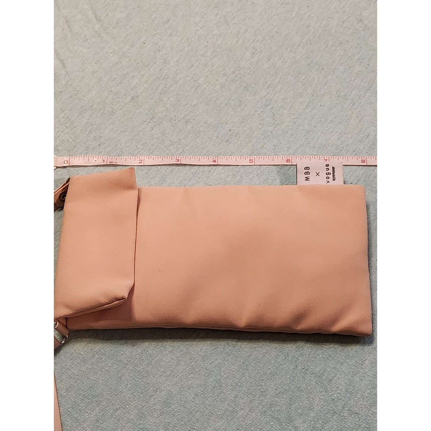 MBB x Vogue Eyewear Crossbody Bag Millie Bobby Brown Pink Padded Pouch NWT