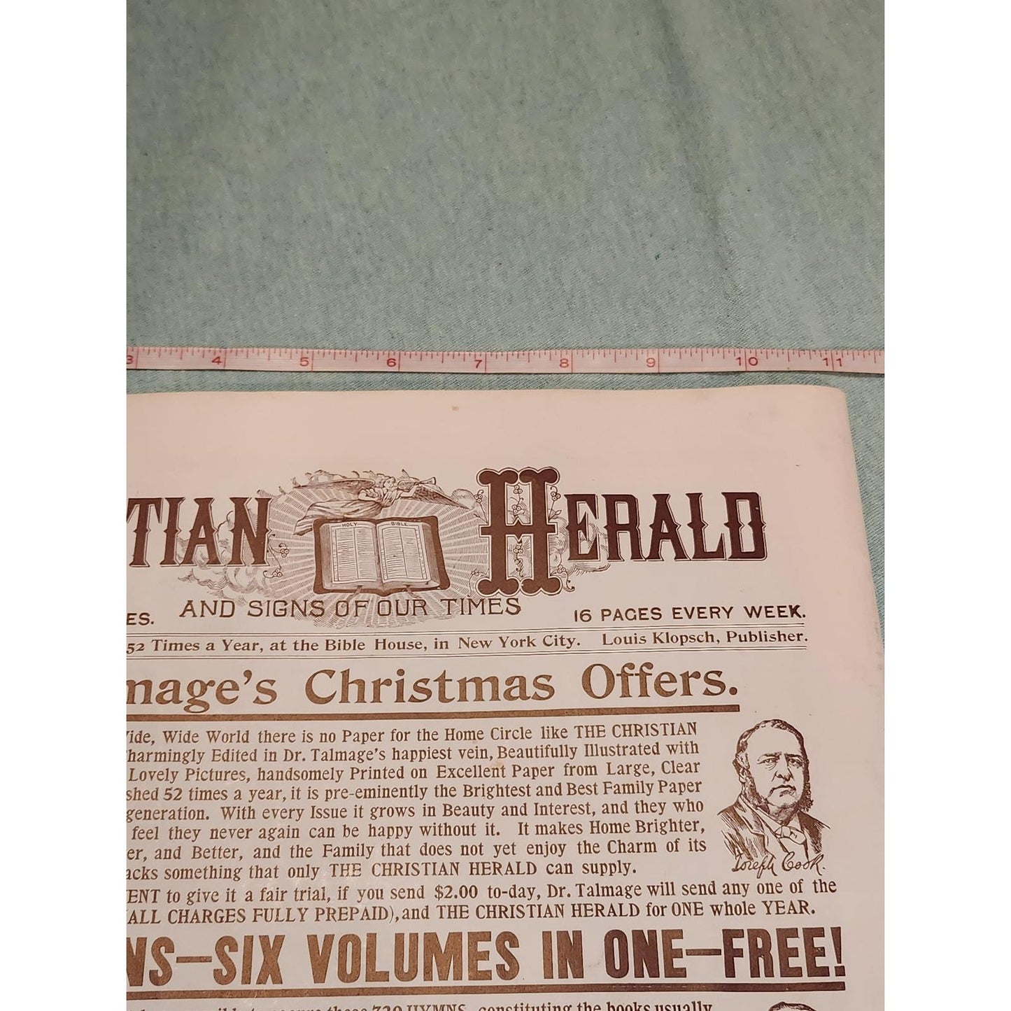Antique The Ladies Home Journal Christmas 1894 Magazine Victorian Ephemera Ads