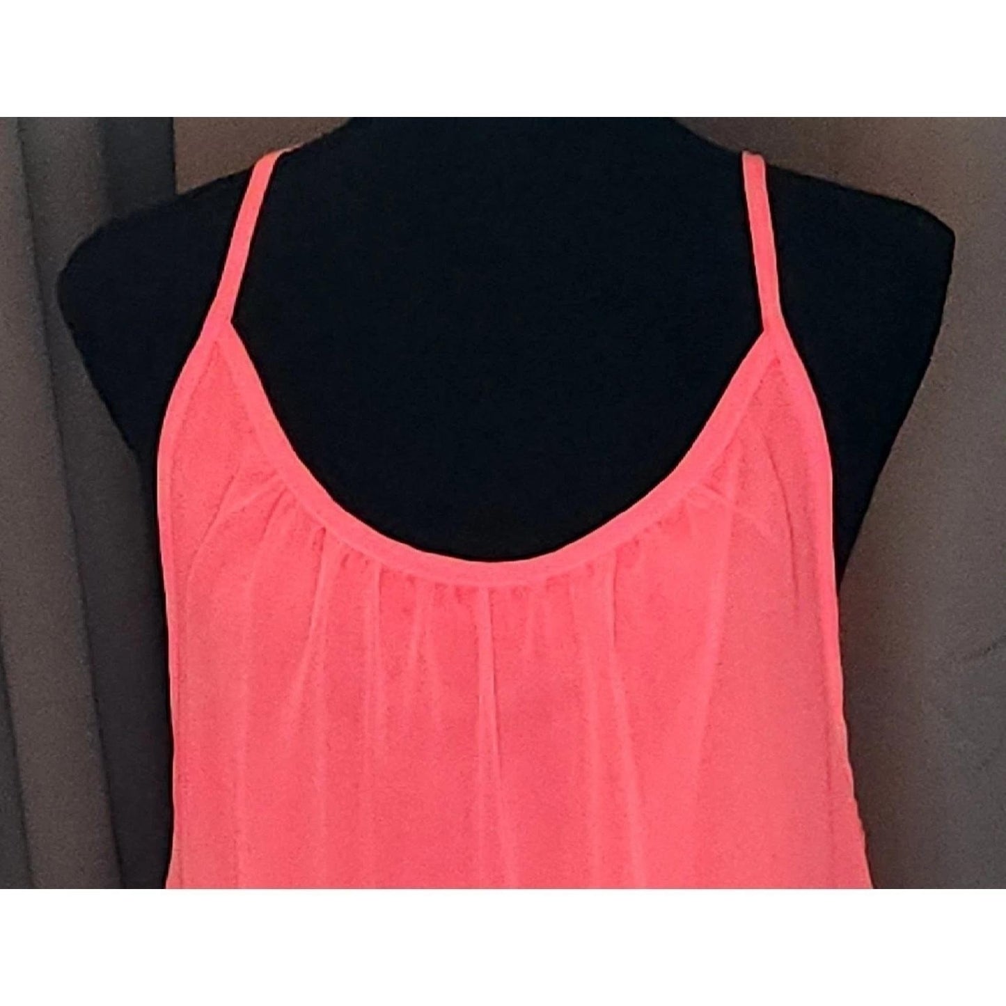 Hot Pink Crochet Lattice Racerback Mini Shift Dress Sleeveless Coverup
