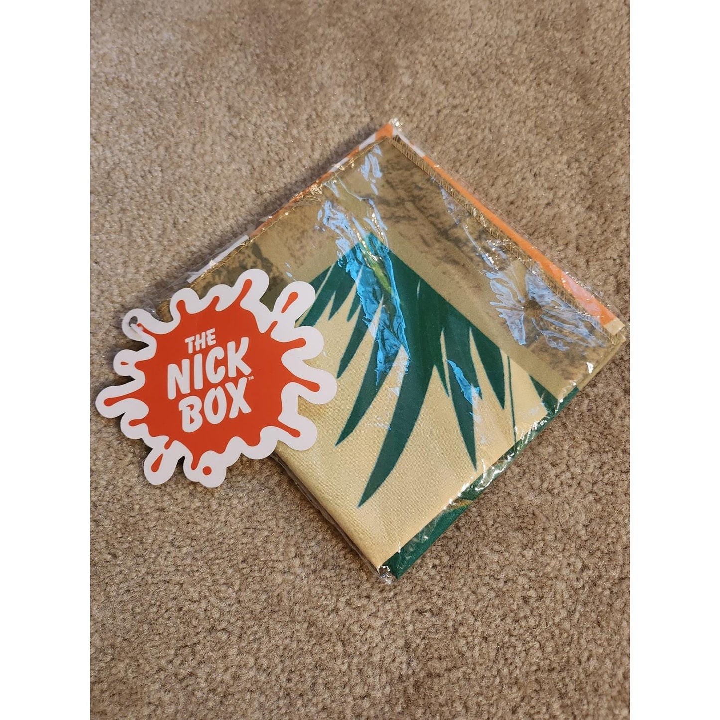 Nickelodeon Adventure Bandana Jungle Splat Logo 90s Nostalgia Nick Box New