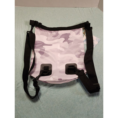 Grey Camo Waterproof Dry Bag Roll Top Backpack Outdoor Beach Bag NEW