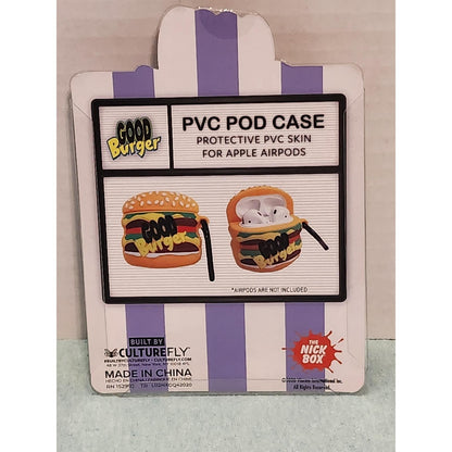 Nickelodeon Good Burger AirPods Case PVC Pod Skin 90s Nostalgia Nick Box New