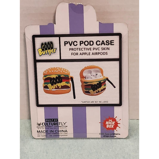 Nickelodeon Good Burger AirPods Case PVC Pod Skin 90s Nostalgia Nick Box New