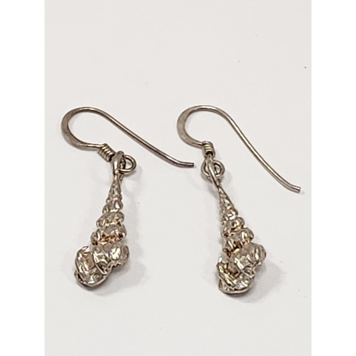 925 Sterling Silver Mermaid Bracelet Shell Dangle Earrings Coastal Jewelry Set