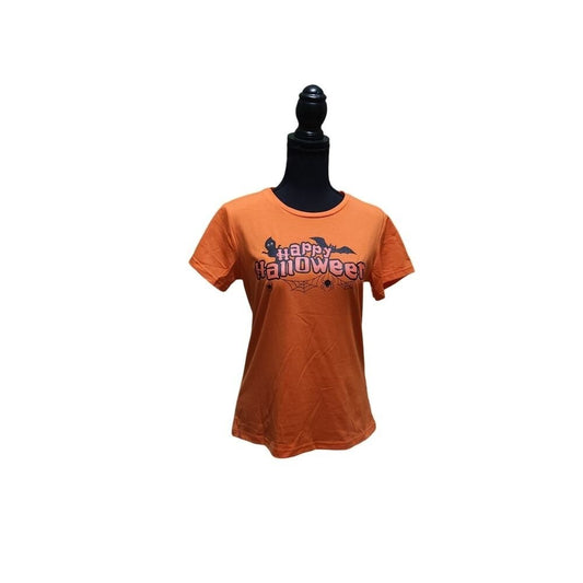 NEW Happy Halloween/Bats/Spiders T Shirt/ XL