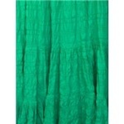 Davi & Dani Sage Green Flowy Midi Skirt Ruffle Hem Cottagecore Boho Tiered Large