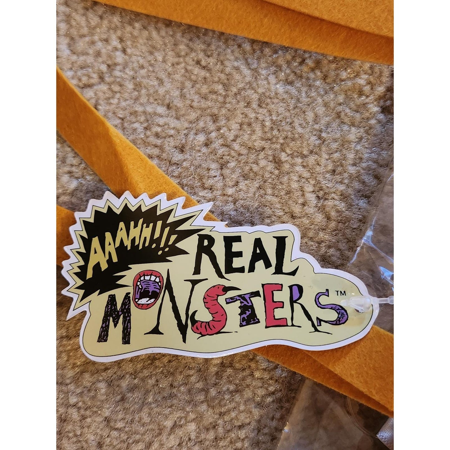 Aaahh Real Monsters Monster Academy Sewer Ball Baseball Pennant Nick Box Ickis