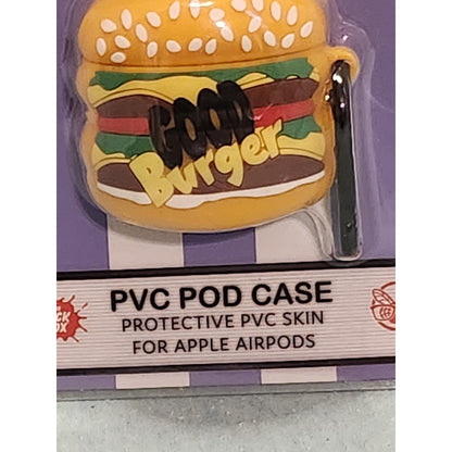 Nickelodeon Good Burger AirPods Case PVC Pod Skin 90s Nostalgia Nick Box New