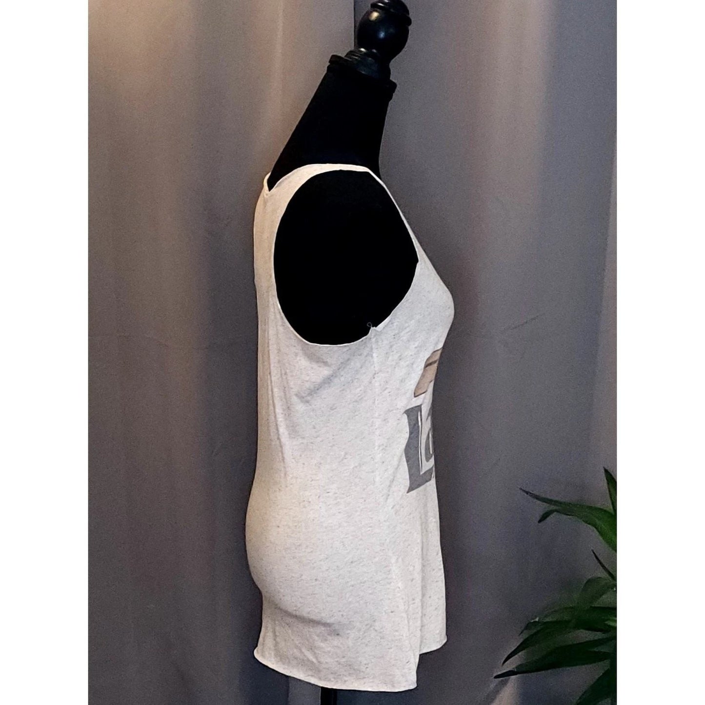 Bella Canvas Lake Mode Graphic Tank Top Heather Oatmeal Summer Camping Womens