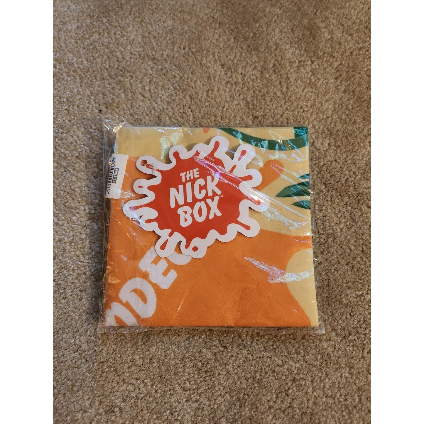 Nickelodeon Adventure Bandana Jungle Splat Logo 90s Nostalgia Nick Box New
