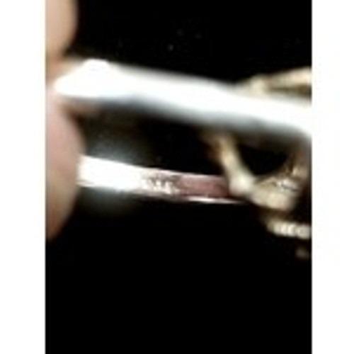 925 Sterling Silver Black Onyx Heart Ring Diamond Accent Goth Romantic Size 9
