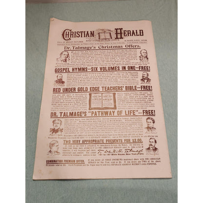 Antique The Ladies Home Journal Christmas 1894 Magazine Victorian Ephemera Ads