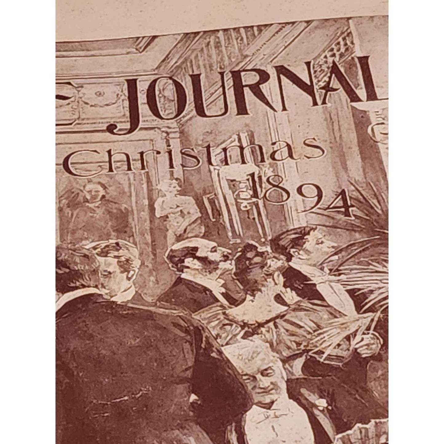 Antique The Ladies Home Journal Christmas 1894 Magazine Victorian Ephemera Ads