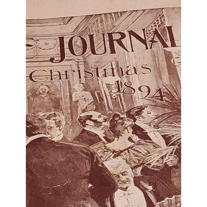 Antique The Ladies Home Journal Christmas 1894 Magazine Victorian Ephemera Ads