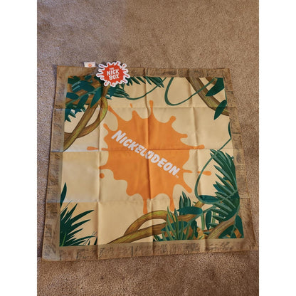 Nickelodeon Adventure Bandana Jungle Splat Logo 90s Nostalgia Nick Box New