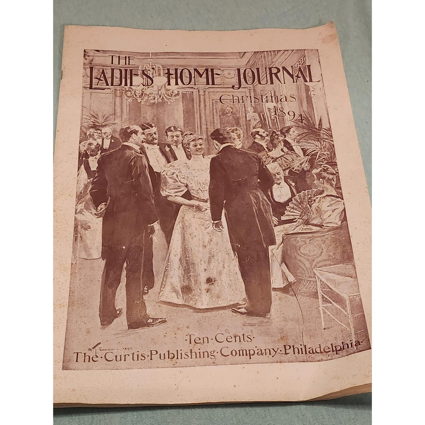 Antique The Ladies Home Journal Christmas 1894 Magazine Victorian Ephemera Ads