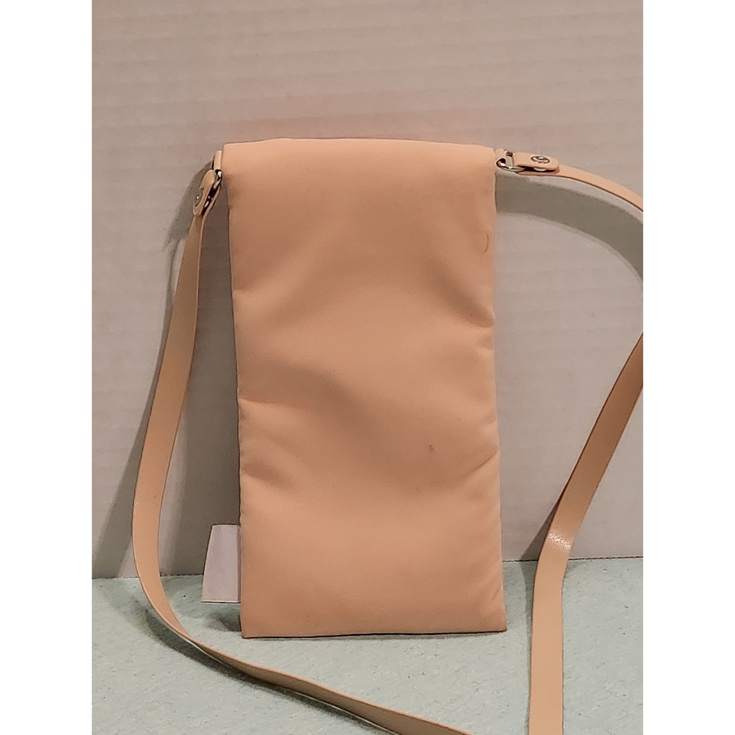 MBB x Vogue Eyewear Crossbody Bag Millie Bobby Brown Pink Padded Pouch NWT