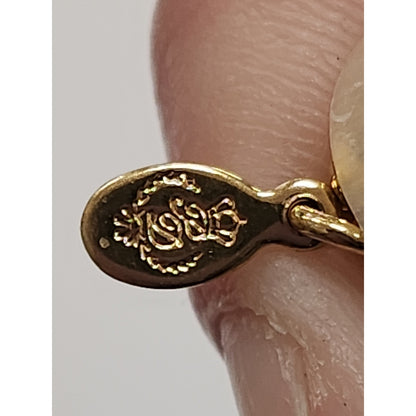1928 Jewelry Company Gold Tone Byzantine Chain Link Bracelet Lobster Clasp