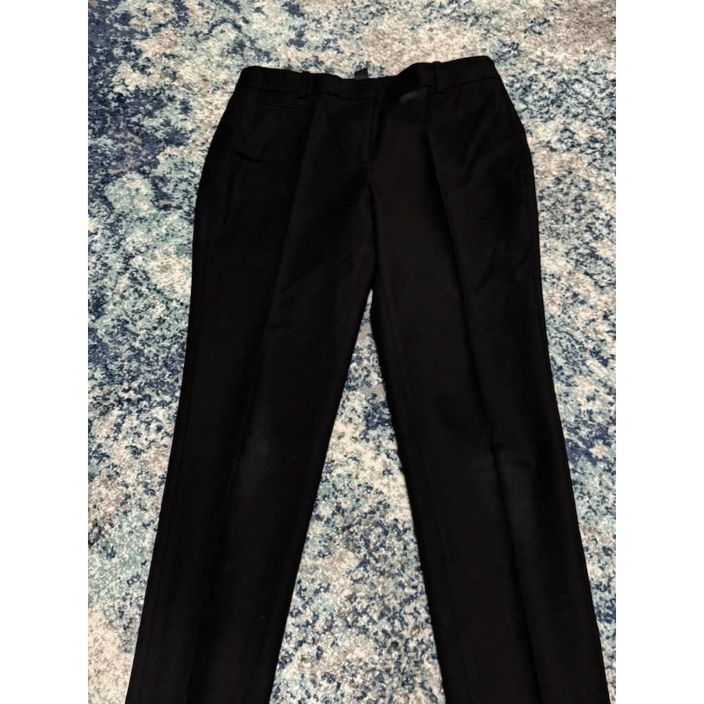 White House Black Market Slim Ankle Pants Black Womens Size 6R Dress Work