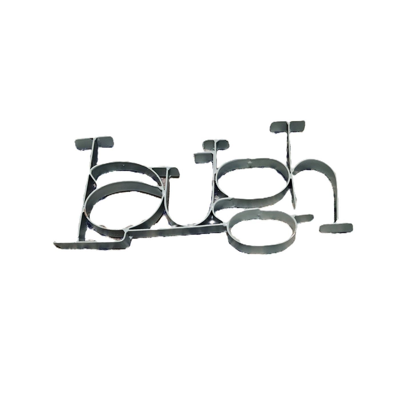 Live Laugh Love Metal Wall Art Set 3 Piece Script Home Decor Gold Silver Signs