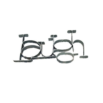 Live Laugh Love Metal Wall Art Set 3 Piece Script Home Decor Gold Silver Signs