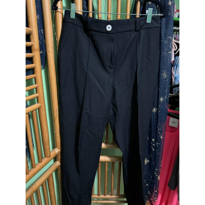 The Ankle Trouser Womens Size 6 Black Pintuck Slim Leg Office Dress Pants