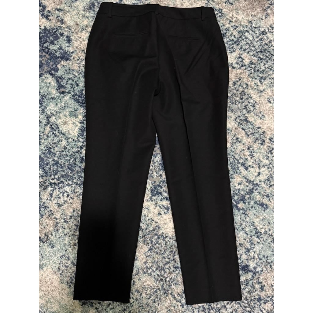 White House Black Market Slim Ankle Pants Black Womens Size 6R Dress Work