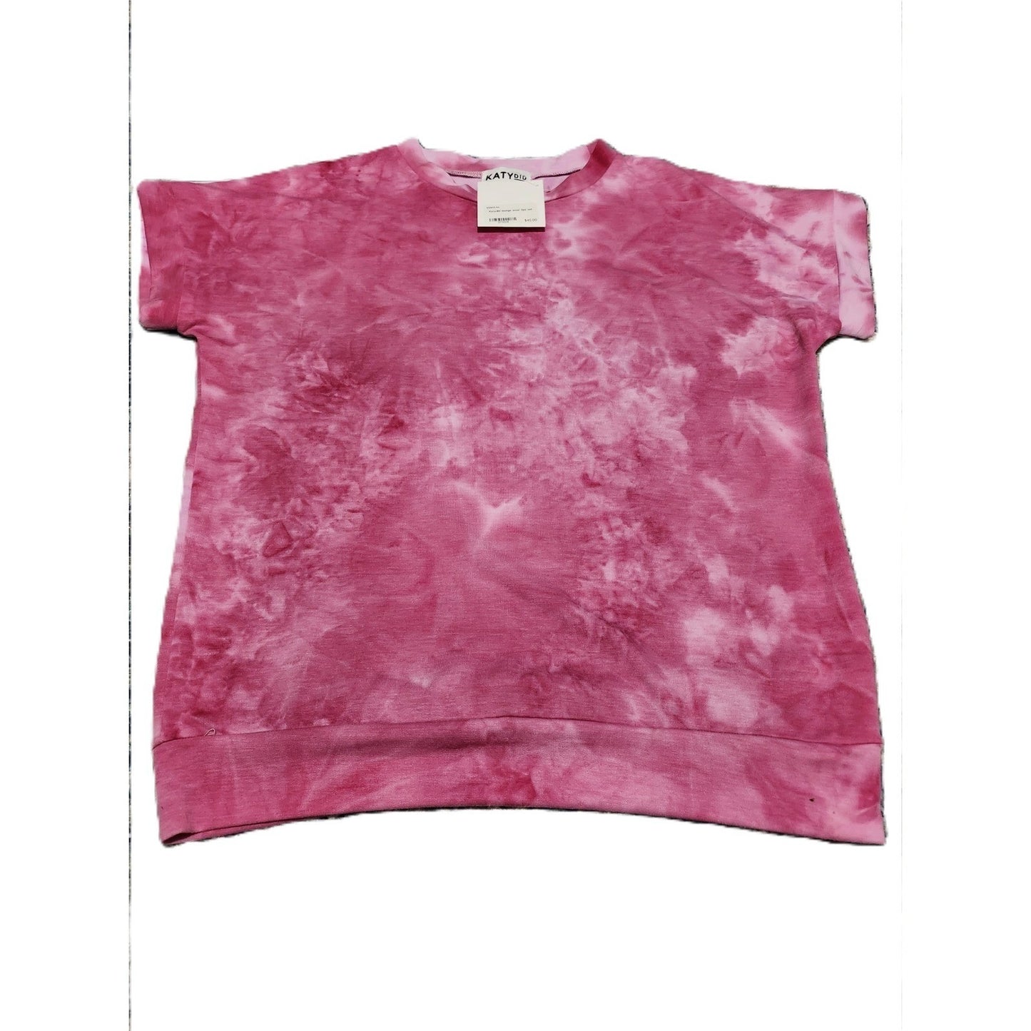 NEW Katydid Pink Tie Dye 2 Piece Lounge Set Shorts and Top