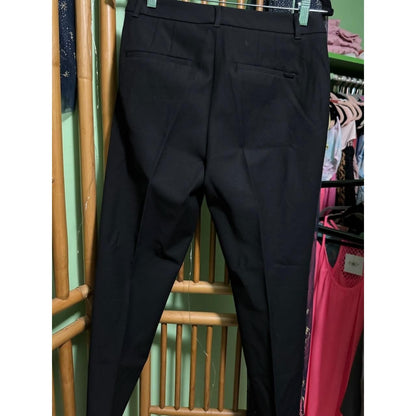 White House Black Market Slim Ankle Pants Womens 6 Black Dress Trousers Office