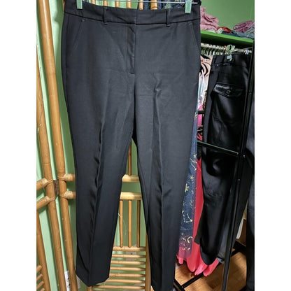 White House Black Market The Slim Trouser Black Dress Pants Womens Size 8