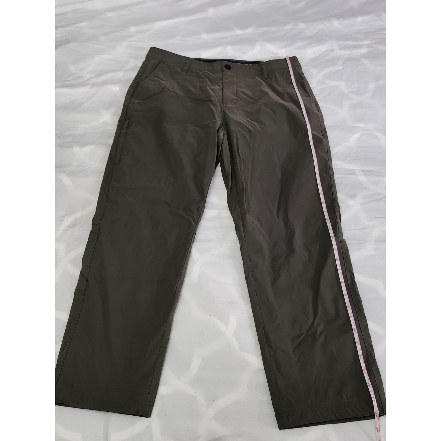 Gerry Mens Venture Hiking Pants 34x30 Brown Olive Green Straight Leg Outdoor