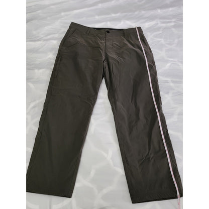 Gerry Mens Venture Hiking Pants 34x30 Brown Olive Green Straight Leg Outdoor