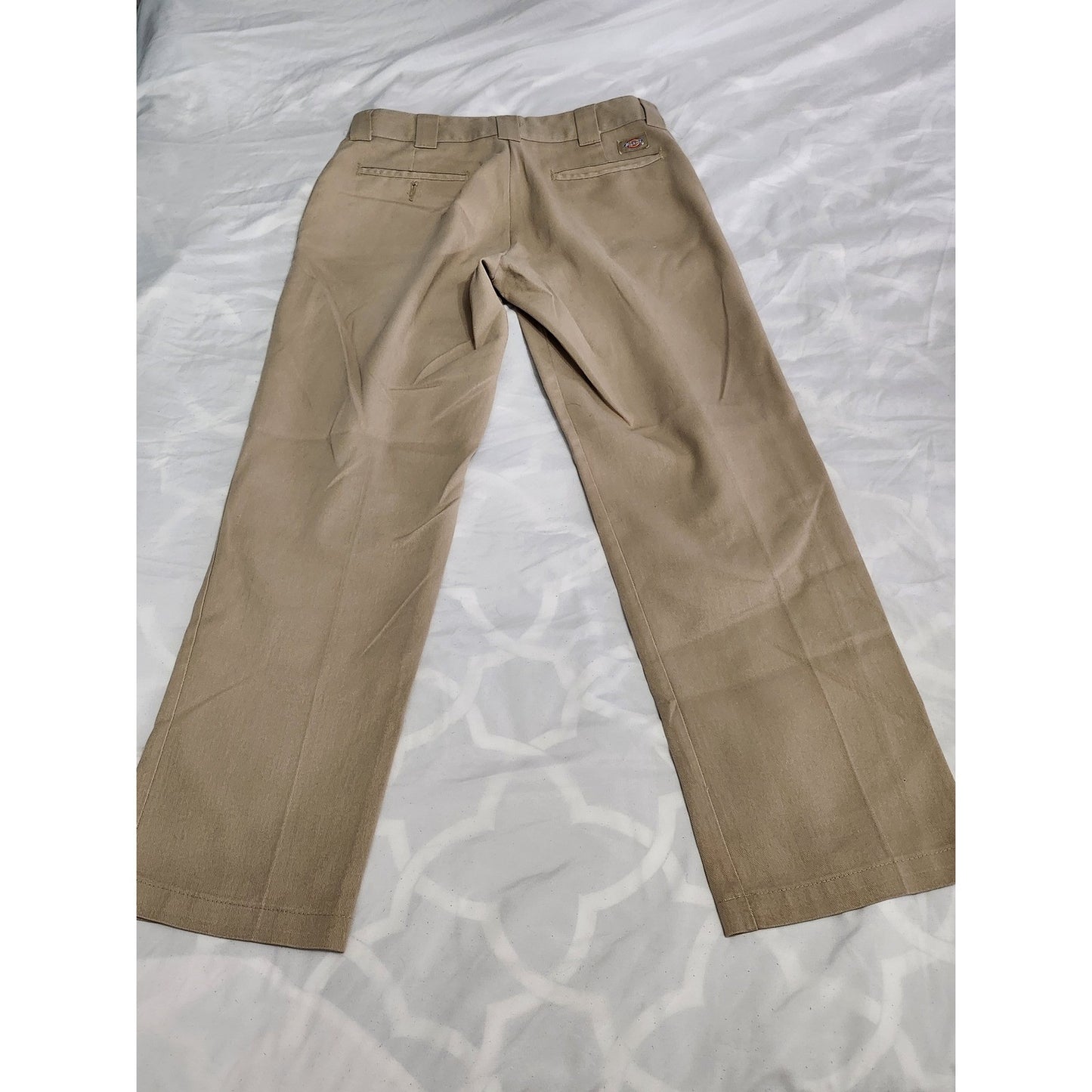 Dickies 874 Flex Mens Khaki Tan Straight Leg Work Pants Chinos WJ00789 874FDS