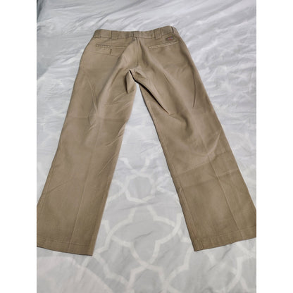Dickies 874 Flex Mens Khaki Tan Straight Leg Work Pants Chinos WJ00789 874FDS