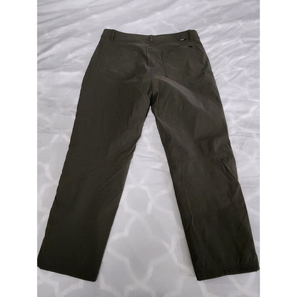 Gerry Mens Venture Hiking Pants 34x30 Brown Olive Green Straight Leg Outdoor