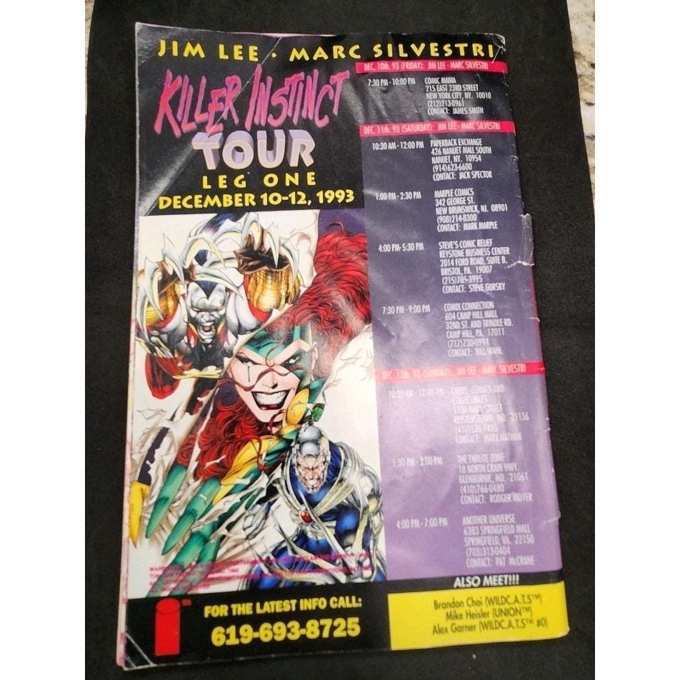 WildC.A.T Covert Action Teams Special 1 1993 Image Comics Travis Charest Vintage
