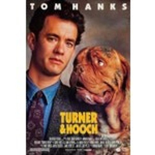 Turner and Hooch Movie Poster Tom Hanks 1989 Buddy Cop Comedy Wall Art Print