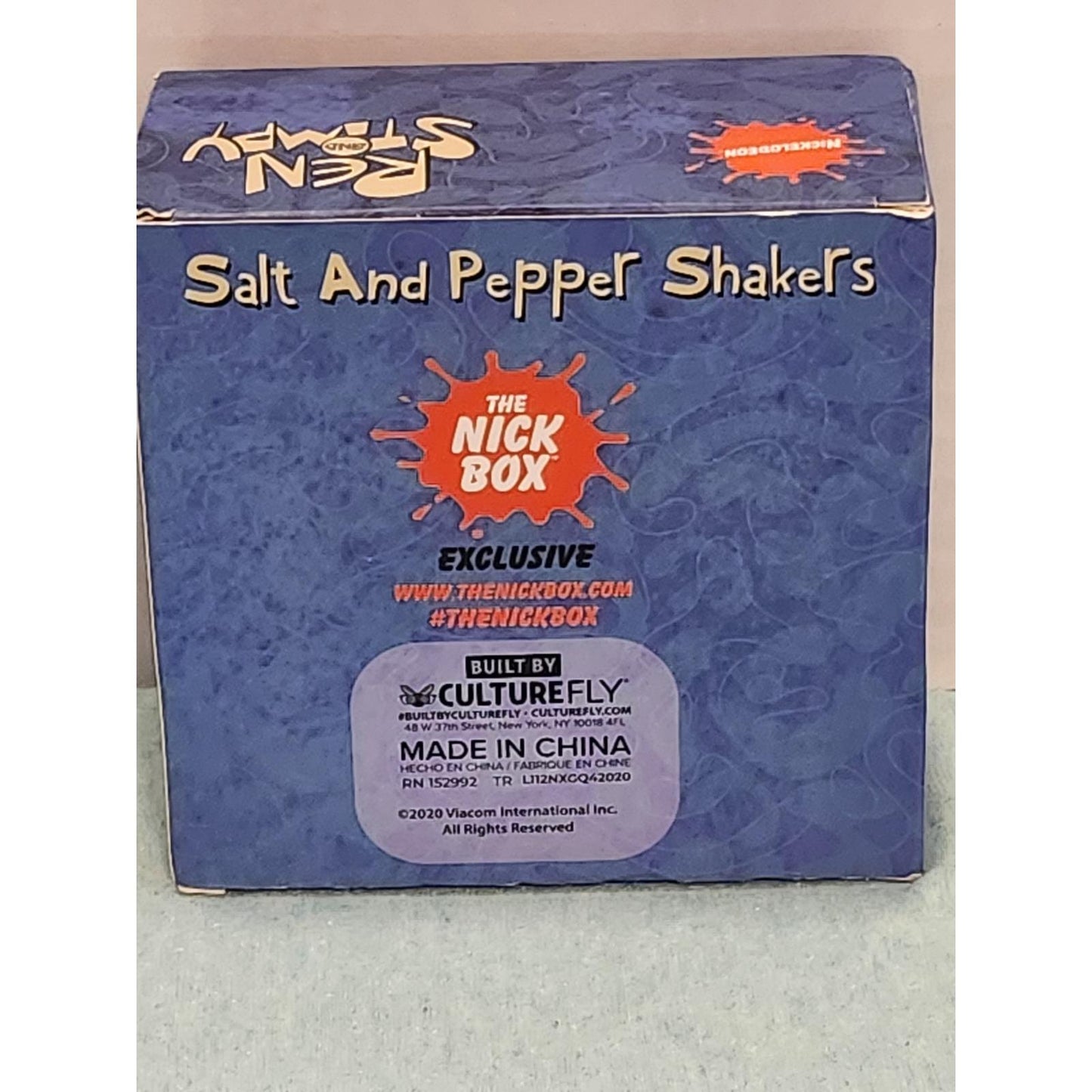 Ren and Stimpy Salt and Pepper Shakers Nick Box Exclusive 90s Nostalgia New