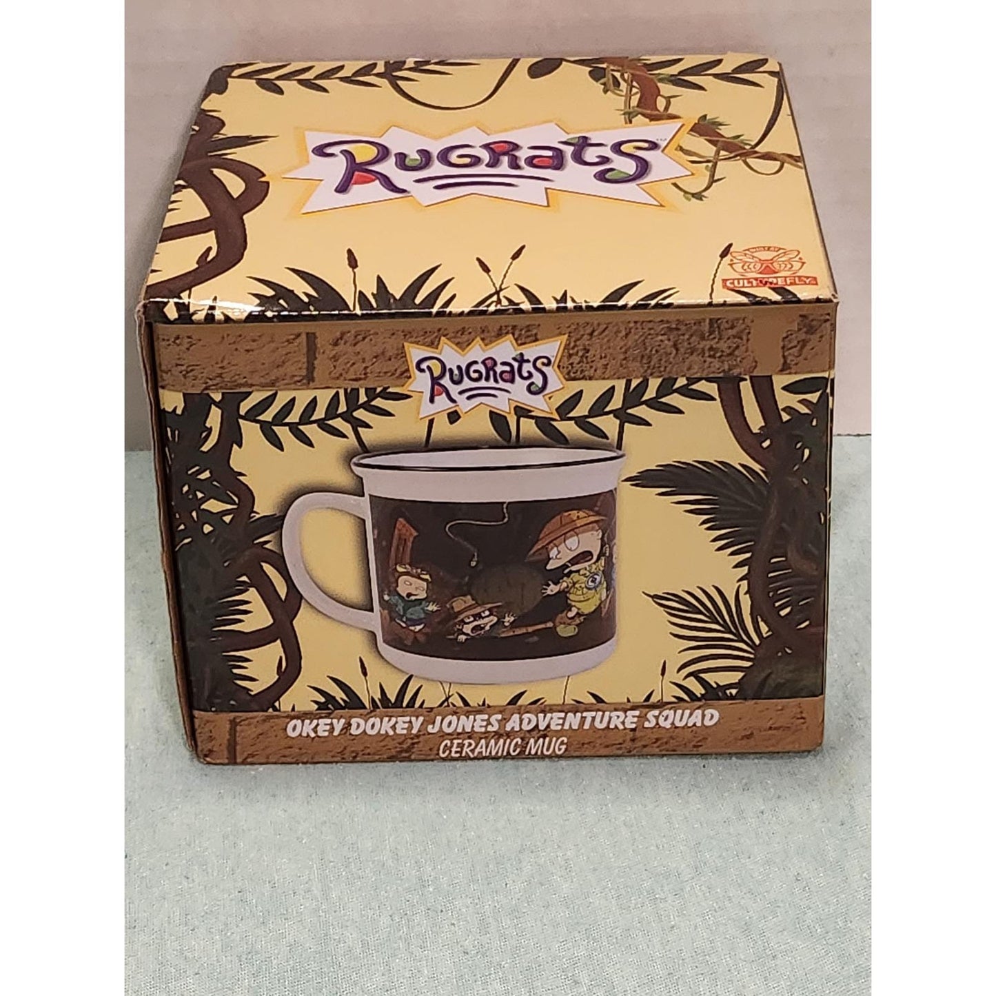 Rugrats Okey Dokey Jones Adventure Ceramic Mug 90s Nostalgia Nick Box New
