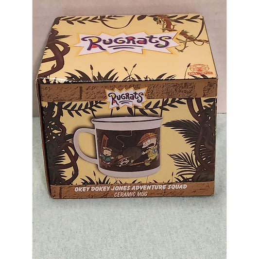 Rugrats Okey Dokey Jones Adventure Ceramic Mug 90s Nostalgia Nick Box New