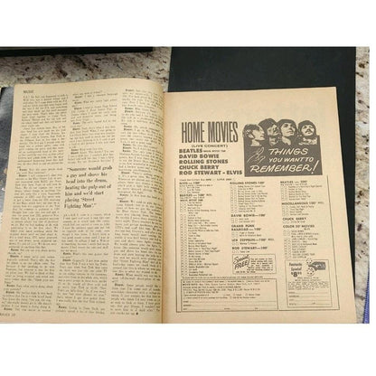 Vintage Circus Raves Rock Magazine 105 March 1975 Freddie Mercury Queen Cover